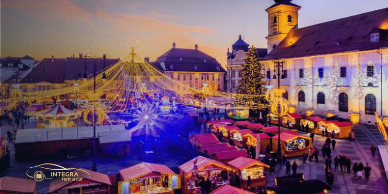 Top 3 piete de Craciun pe care sa le vizitezi cu o masina inchiriata